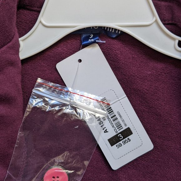 NWT Toddler Girl (3T) - SOURIS MINI Military Jacket - Picture 9 of 9